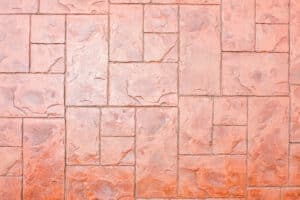 paving slabs square pattern orange